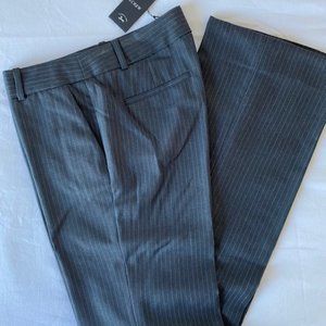 J. Crew 1035 Super 120s charcoal pinstripe trouser